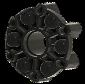 Flywheel motor stack assembly